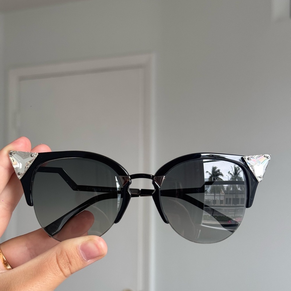 Black Cat-Eye Fendi Sunglasses